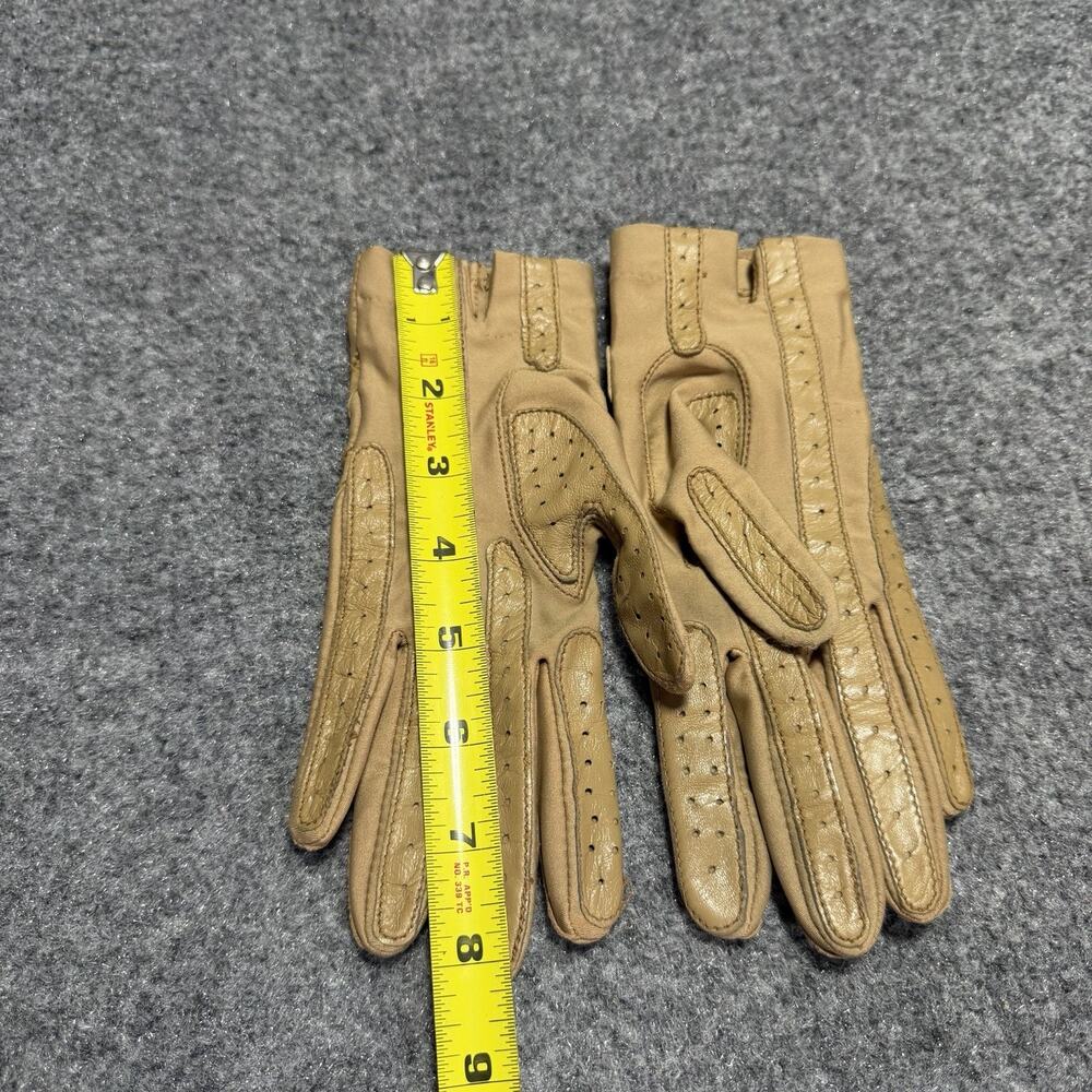 ISOTONE Vtg Lot Of (2) Gloves By ARIS One Sz /Women's Driver Gloves Stretchy Tan - Picture 12 of 13